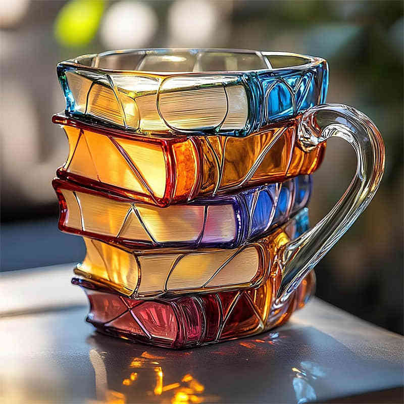 Unique 3D Mug for Literature Lovers