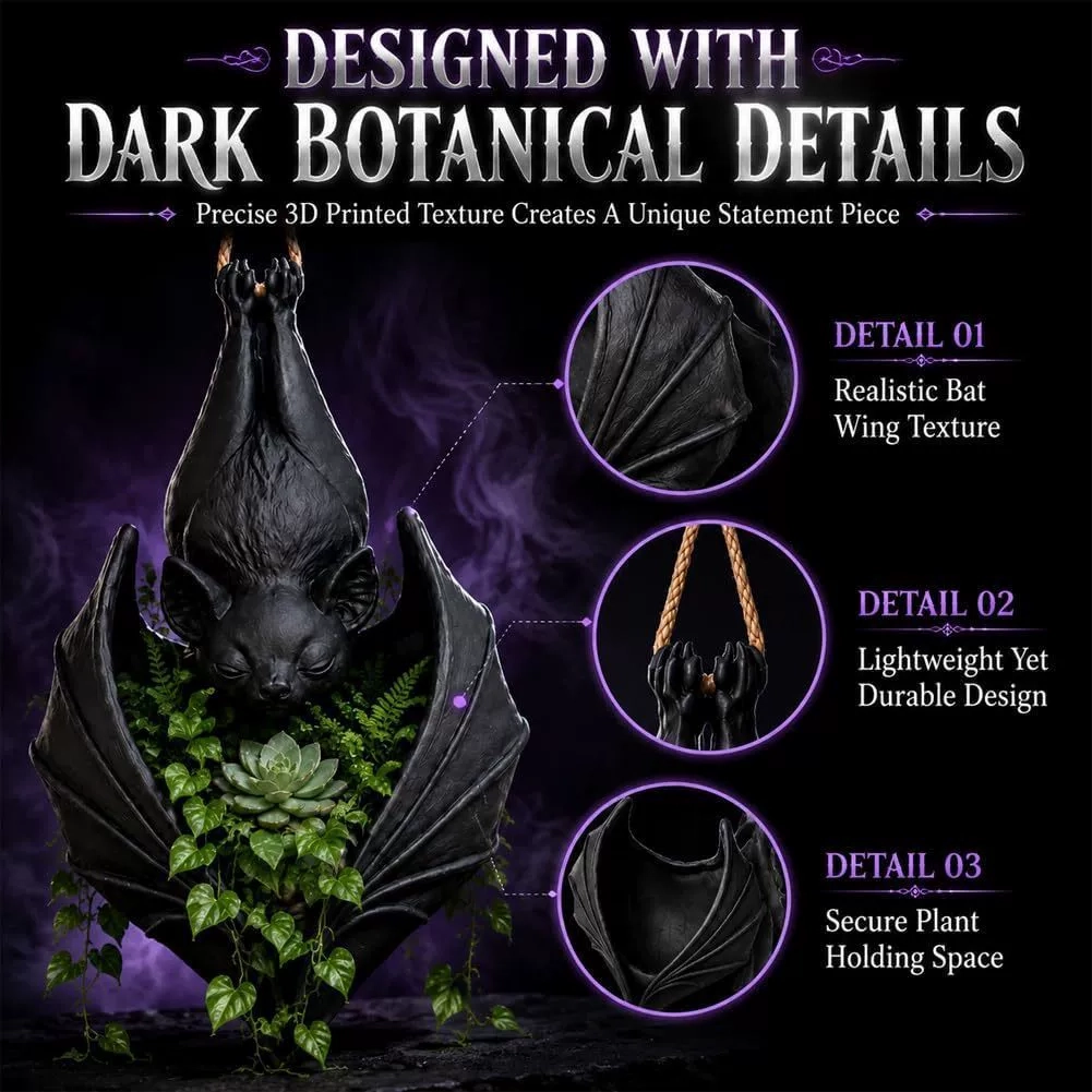 🦇Hanging Bat Plant Pot