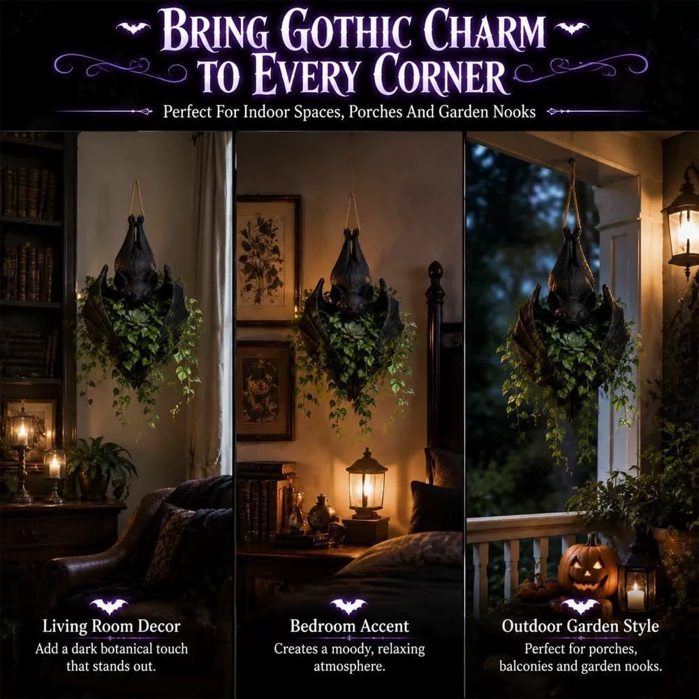 🦇Hanging Bat Plant Pot