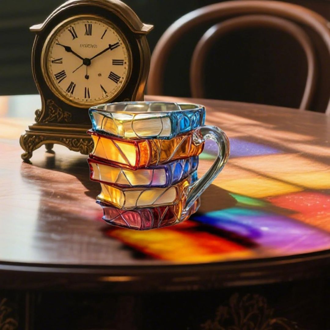 Unique 3D Mug for Literature Lovers