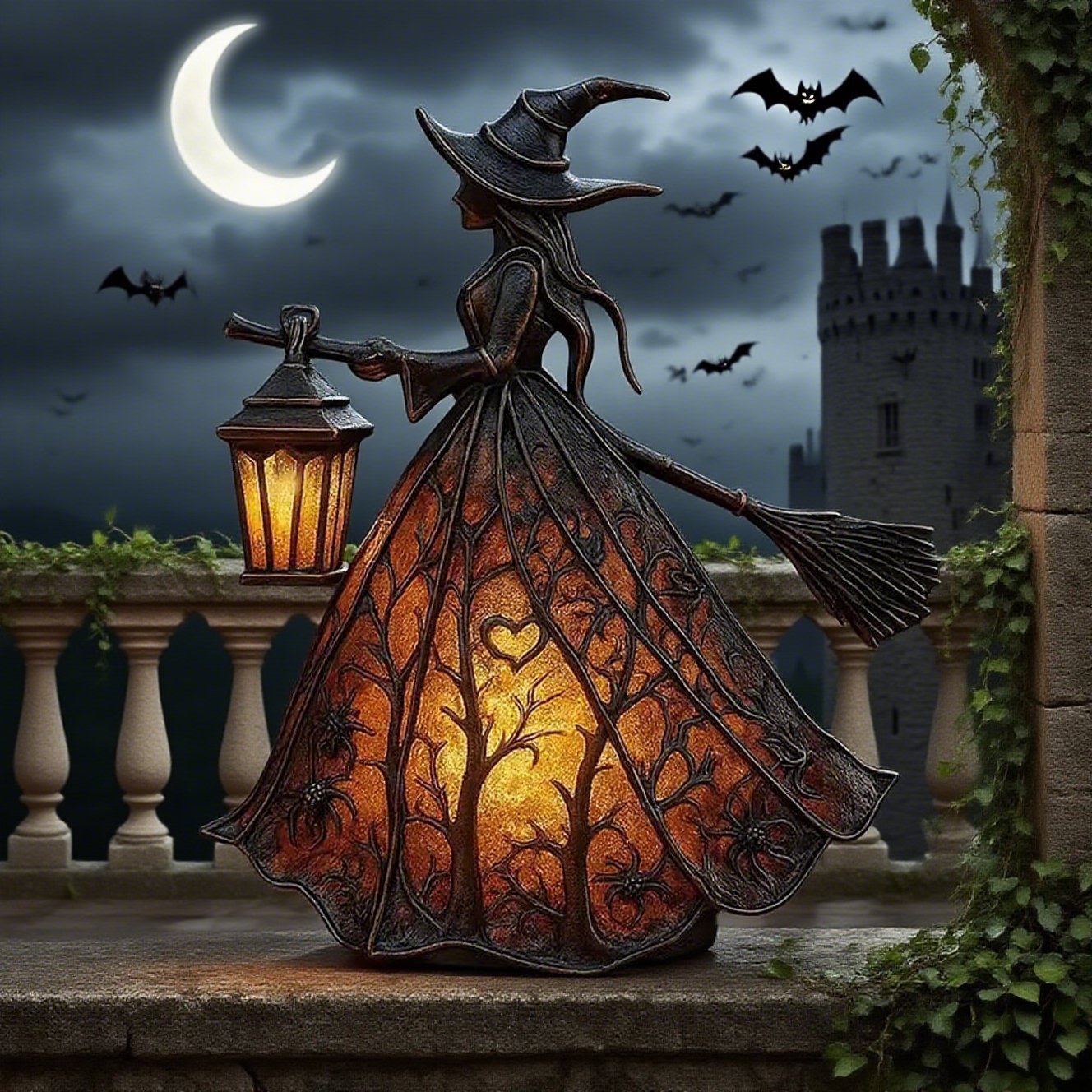 🔥LAST DAY 49% OFF -  Halloween Witch Lamp
