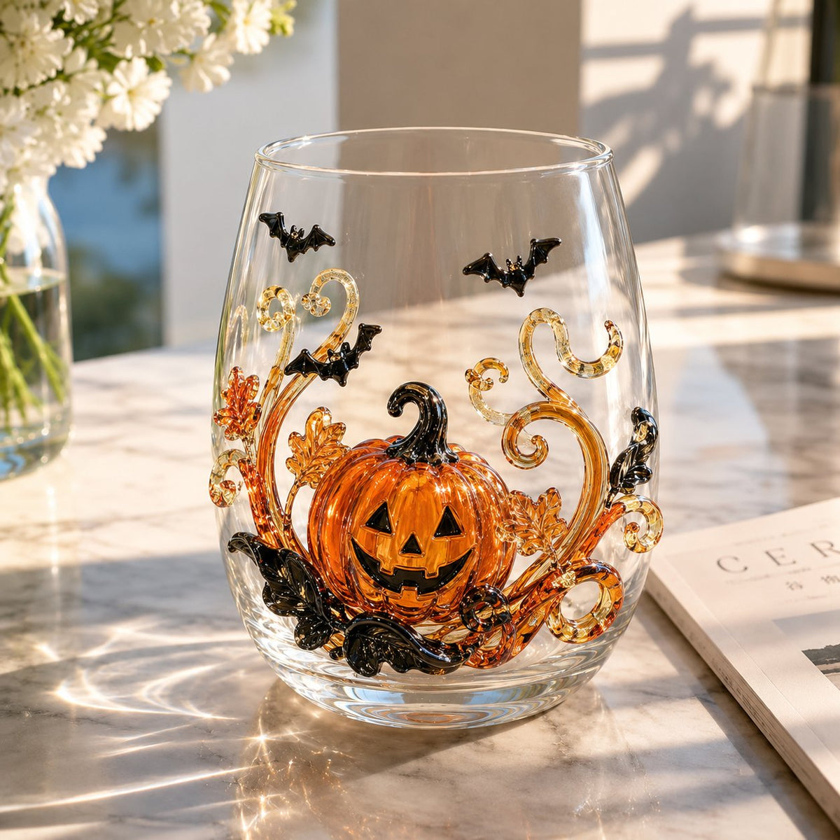 🔥 Last Day 49% OFF – 🎃 3D Halloween Glassware Collection | Spooky Designs, Festive Sips & Cozy Fall Moments